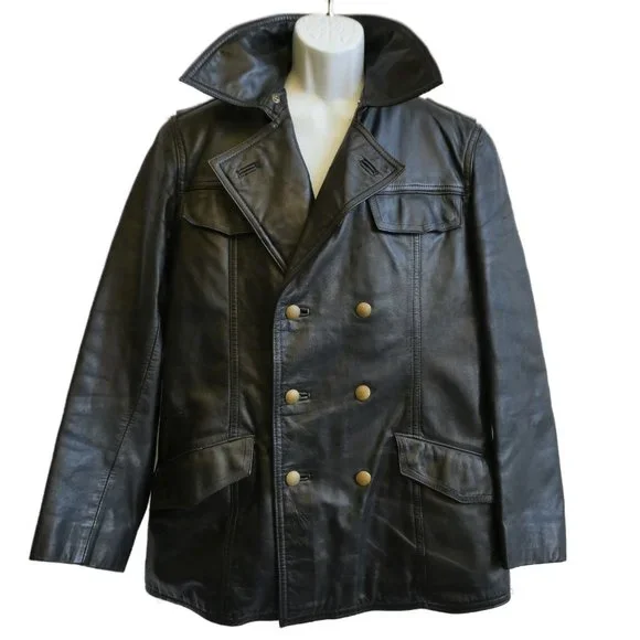 Hackel & Co | Jackets & Coats | Vintage Black Leather German